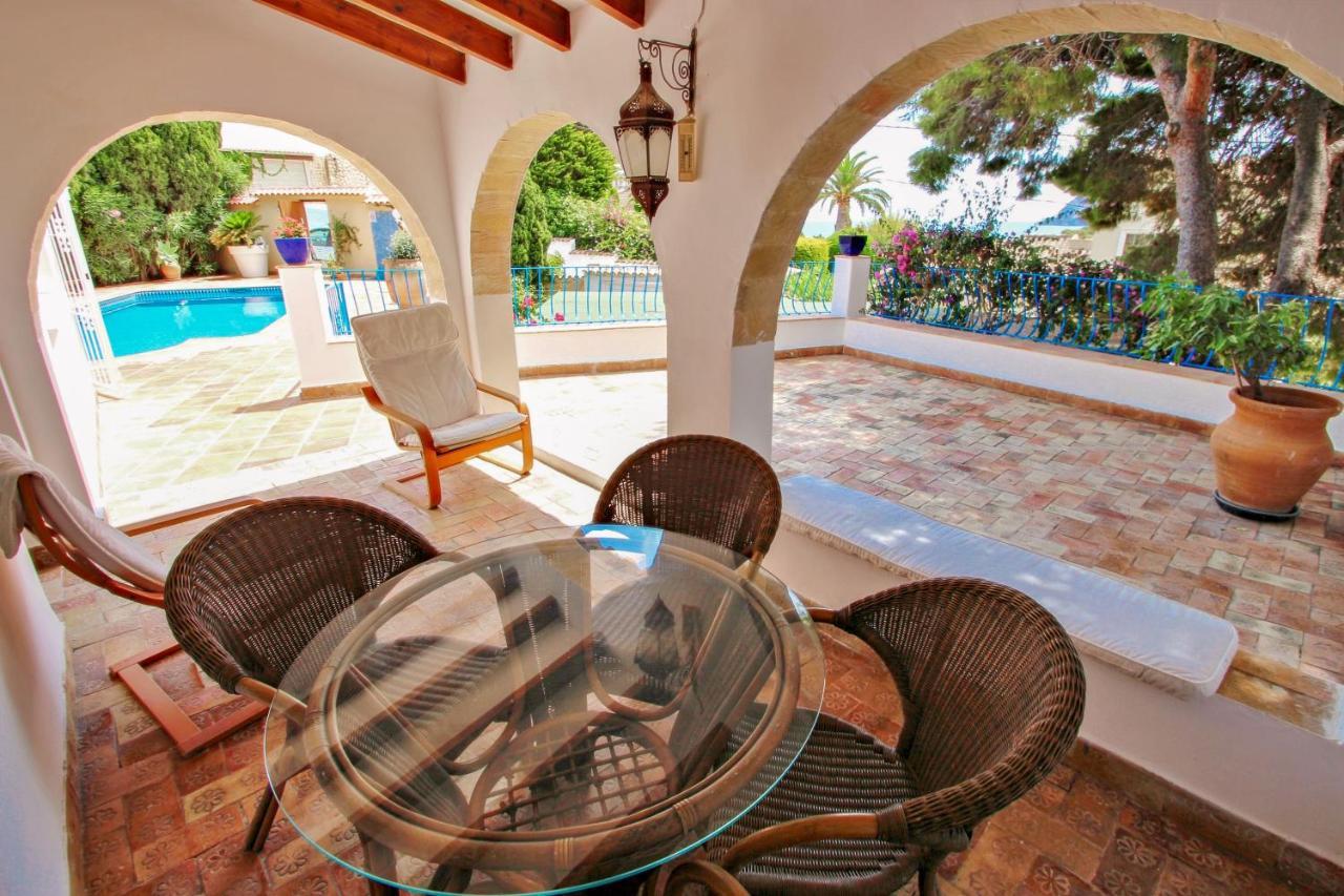 Los Terribles - Sea View Villa With Private Pool In Benissa Eksteriør billede
