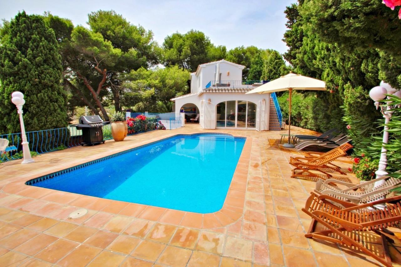 Los Terribles - Sea View Villa With Private Pool In Benissa Eksteriør billede